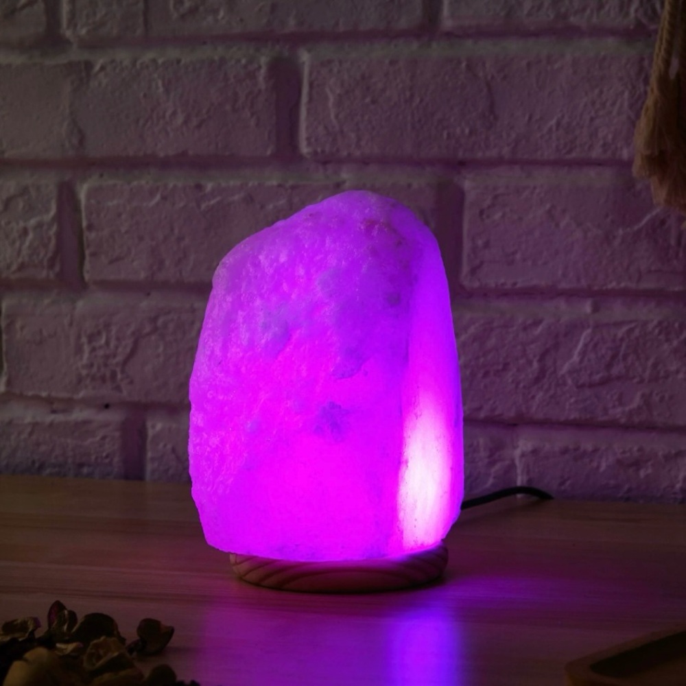 🏡 Natural Himalayan Salt Lamp | Ambient Color-Changing Artisan Glow Light - Picture 6 of 14